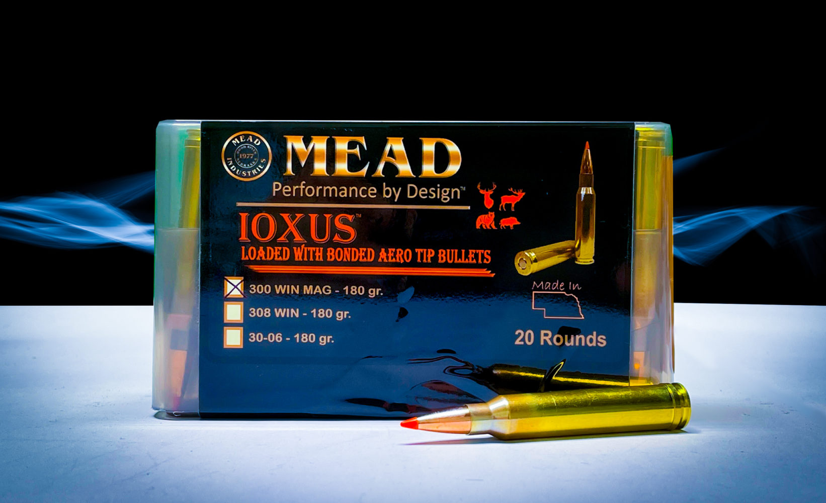 Mead 300WM 180gr Bonded AERO TIP New Hunting Ammo!