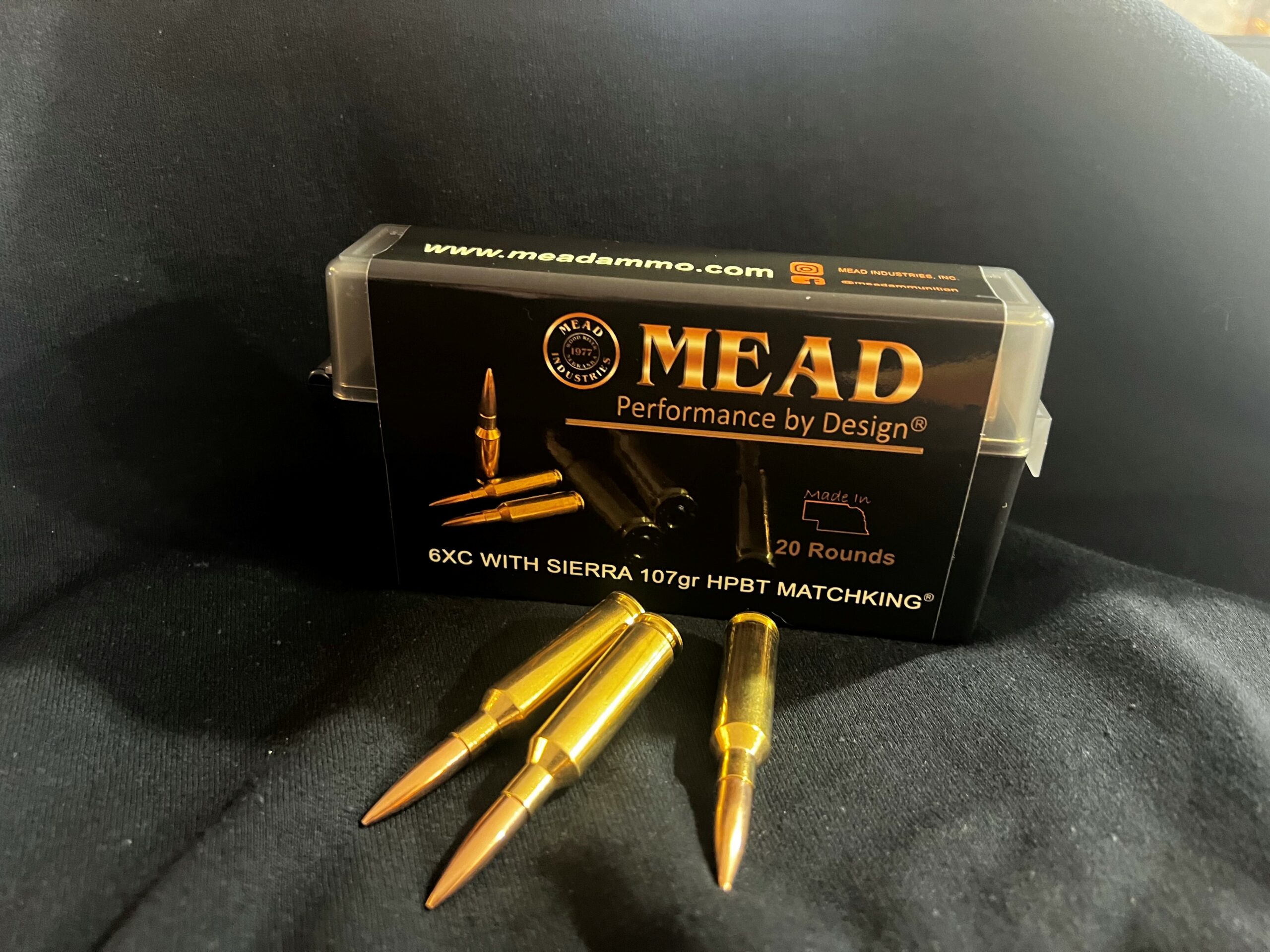 6XC 107gr Sierra HPBT MatchKing!! Comes In A Free 20rd Ammo Box