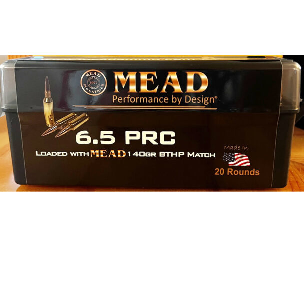 6.5 PRC MEAD 140gr BTHP (20 rounds)