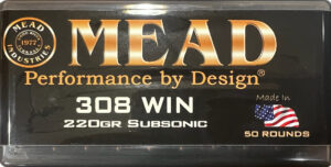 308 WIN 220gr SUBSONIC (50 Rounds)