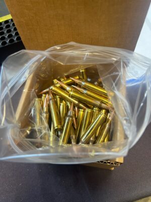 5.56 x 45mm MEAD 77gr BTHP!  SECONDS (100 Rounds per Box)