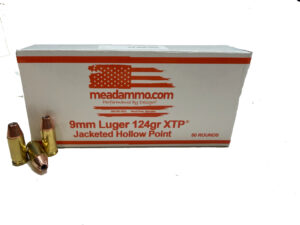 9mm Luger 124gr XTP Jacketed Hollow Point (50 rounds)