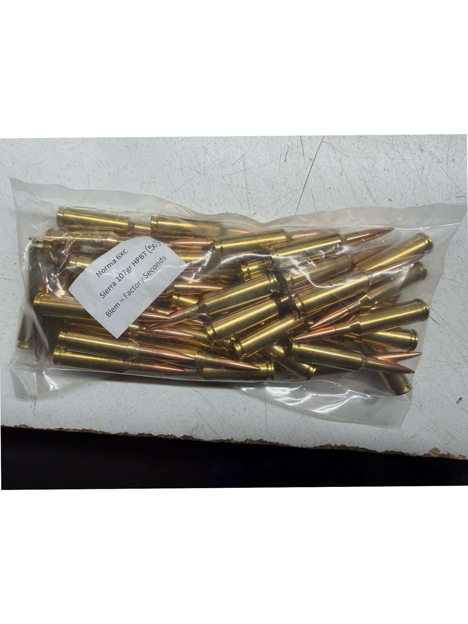 Norma 6XC Sierra 107gr HPBT – Blems – Factory Seconds! (50 rounds)