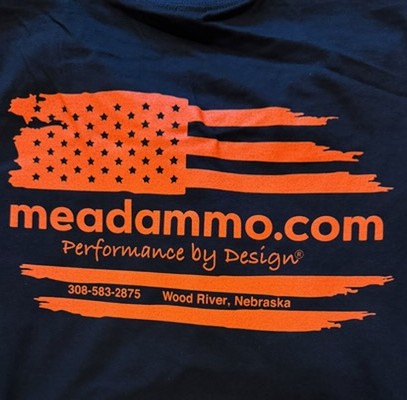 MEAD GOT AMMO? FRONT - TATTERED FLAG BACK-BLACK T-SHIRT - Image 4